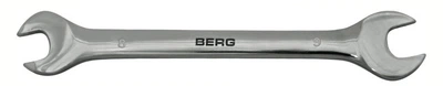 Ключ рожковый двухсторонний Cr-V 8х9мм Berg 48-101