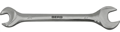 Ключ рожковый двухсторонний Cr-V 24х27мм Berg 48-115