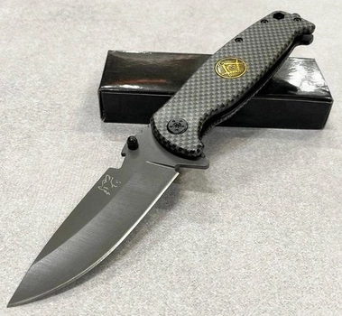 Нож тактический, складной нож карманный для рыблки, охоты, Bounce YU-3580, черный