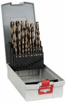 Набір свердел по металу Professional HSS-Co ProBox, 1-13мм, кейс, 25шт Bosch (hoz0013328)