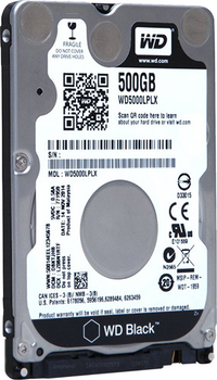 Жесткий диск Western Digital Black 500GB 7200rpm 32MB WD5000LPLX 2.5 SATA III