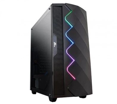 Корпус Frime Polygon Black без БП