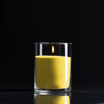 Насыпная свеча желтая 15 см