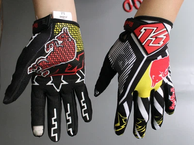 Перчатки для мотокросса Red Bull Kini DH FR черные XL