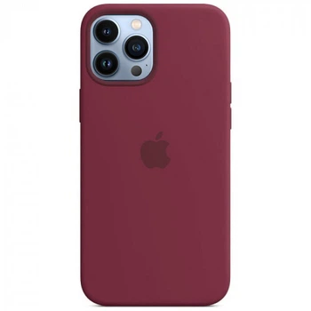 Чохол Silicone FULL case для iPhone 14 Pro max Marsala (33) марсала