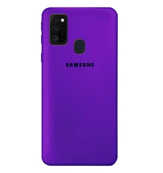 Чохол-накладка Silicone case для Samsung Premium M30S/M21 Ultraviolet (07) фіолетовий