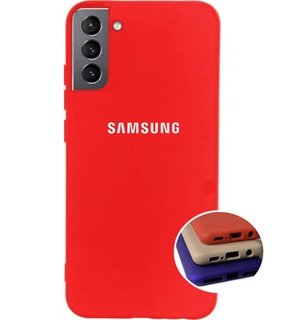 Чехол силиконовый Silicone Full case Kassel для Samsung S21 (24) Red красный