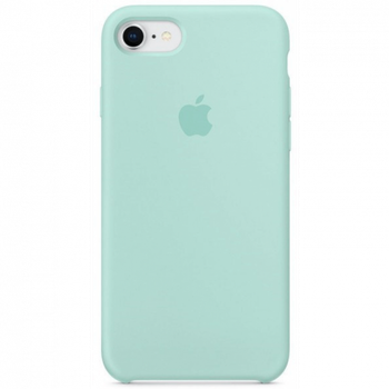Чехол Silicone case для IPhone 7 (03) Turquoise светло зеленый
