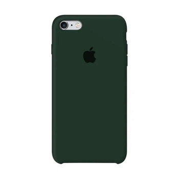 Чохол Silicone case для IPhone 5/5s Forest green темно зелений