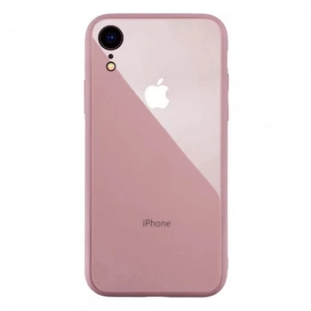 Чехол стеклянный Glass case для IPhone Xr (14) Blueberry черника