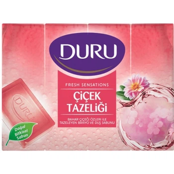 Твердое мыло Duru Fresh Sensations Цветочное Облако 4 х 150 г (8690506494582)