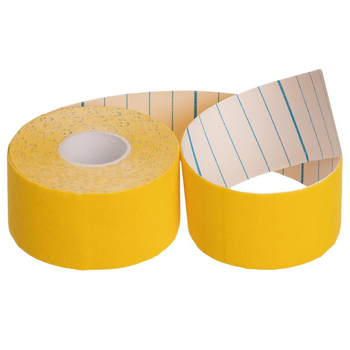 Кінезіо тейп пластир Kinesio Tape SP-Sport 5504-2,5 ширина 2,5см довжина 5м Yellow