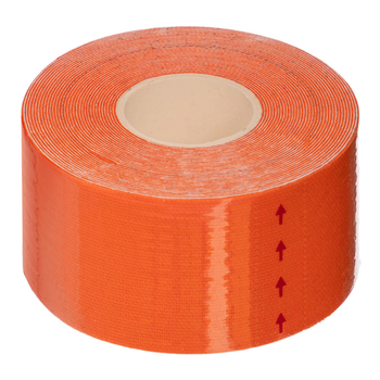 Кінезіо тейп пластир Kinesio Tape SP-Sport 5504-2,5 ширина 2,5см довжина 5м Orange