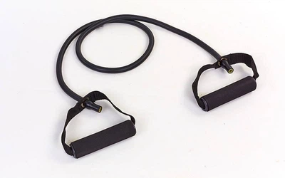 Еспандер трубчастий із ручками Zelart My Fit 2080-BK навантаження 20 LB Black