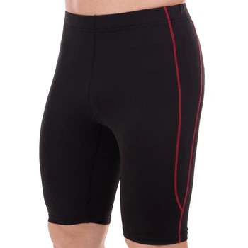 Шорты мужские компрессионные тайтсы Zelart Fit 1501L размер 2XL (50-52) Black-Red