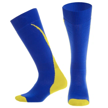 Гетри футбольні юніорські Zelart Pro Action 04M 32-39 Blue-Yellow