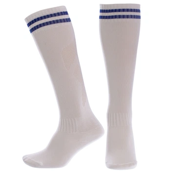Гетри футбольні дитячі Zelart Sport 011 розмір 27-34 White-Blue