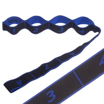 Ленточный эспандер (эластичная лента) Record Sport Elastiband FI-1719 длина 90 см Black-Blue