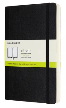 Блокнот Moleskine Classic Expanded середній 13&nbsp;x 21 см нелінований чорний м'який