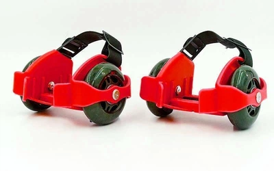 Ролики на п'яту Profi Flashing Roller 0031 червоні