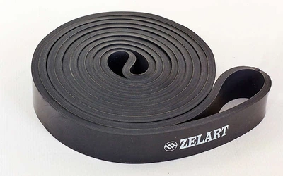 Гума для фітнесу і підтягувань Zelart Power Bands 3917-BK потужність XS чорний