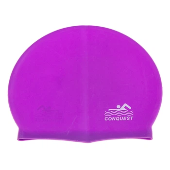Шапочка для плавания Сonquest Classic Silicone 01 фиолетовая