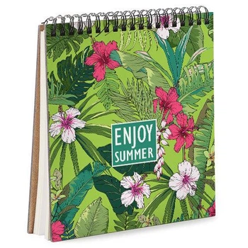 Блокнот Sketchbook Enjoy summer квадратный 16,7х18 см (BDK_TRO015)