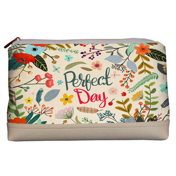 Женская косметичка Lovely Perfect day 26*15*8 см белая (KK_FLG040_SBR)