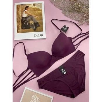 Комплект нижнего белья 80C FNNISS бордовый 4354