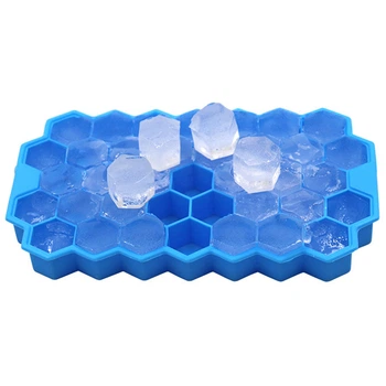 Силиконовая форма для льда CUMENSS Соты Blue емкость в виде сот