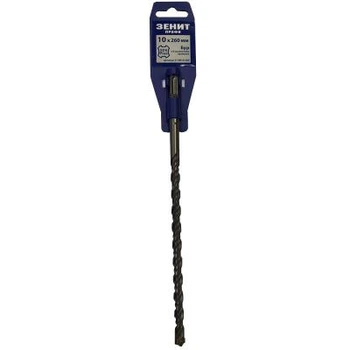 Бур Зенит SDS-Plus 10х260 мм, 4 режущие кромки