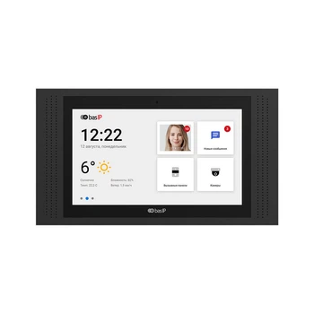 IP-відеодомофон 10" Bas-IP AT-10 black (159220)
