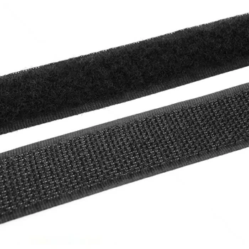 Липучка 20 мм, Чорна, 1 м (LEN-044330) Polimex