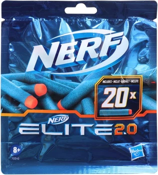 Набор стрел Hasbro Nerf Elite 2.0 20 шт. (F0040)