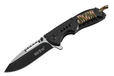 Нож тактический, складной нож карманный для рыблки, охоты, Bounce PNO-7234, черный