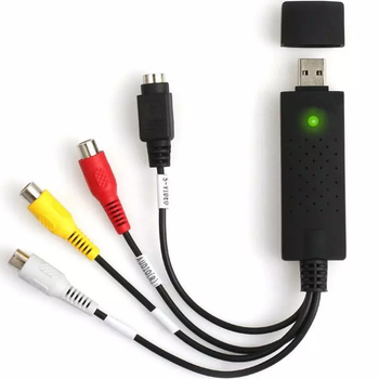 Внешняя карта видеозахвата U&P Capture Card USB 2.0 VCC08 Black (4S-VCC08-BK)