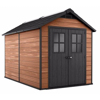 Садовый пластиковый домик Newton 7511 коричневый Keter