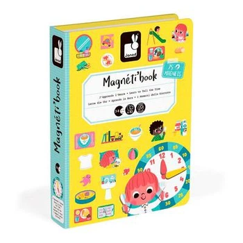 Магнитная книга Janod Учимся называть время (J02724) (10-547622)
