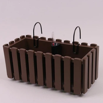 Балконный ящик подвесной Boardee FencyCase 60 см Коричневый (DDEF600W-R222)