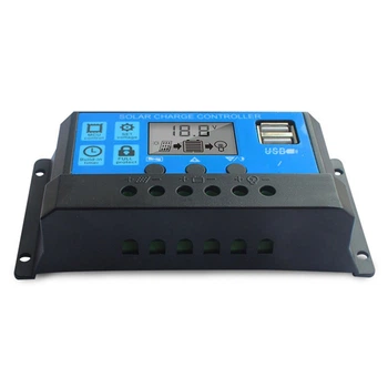 Контролер заряду сонячної батареї W88-C 30А 2USB ШІМ 12 / 24В