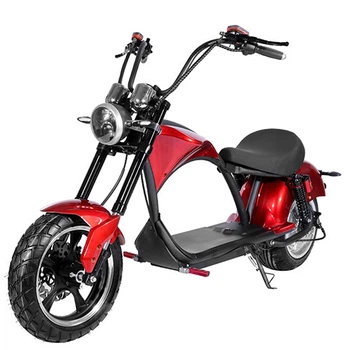 Електроскутер Citycoco Chopper 2000W 60V 20Ah Червоний