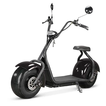 Электроскутер Citycoco 1500W 60V12Ah Black Черный