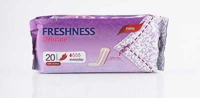 Ежедневные гигиенические прокладки FRESHNESS Delicate SOFT Every Day 20 шт (4820164700242)