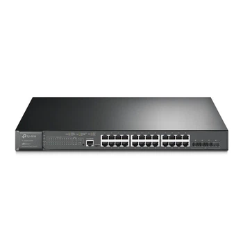 Комутатор TP-Link TL-SG3428XMP (24xGE PoE+, 4xSFP+ 10G, 1xconsole, 1xmicroUSB console, Omada, L2+, max PoE 384W)