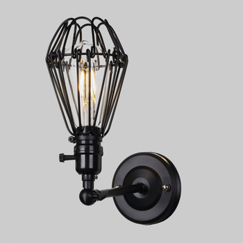 Бра LEVISTELLA Black Loft черное 18 см
