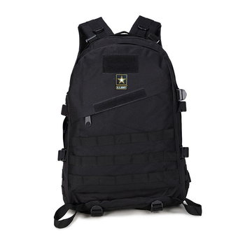 Тактичний (штурмової, військовий) рюкзак U. S. Army 45 літр Чорний