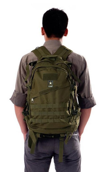 Тактический (штурмовой, военный) рюкзак U.S. Army 45 литр Зеленый