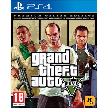 Игра SONY Grand Theft Auto V Premium Online Edition [Blu-Ray диск] (5026555426886)