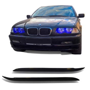 Накладки на передние фары Ресницы Lasscar на Bmw 3-series (E46) дорестайлинг БМВ е46