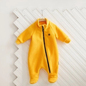Флисовый человечек MagBaby "James", горчичный 80см (9-12м)